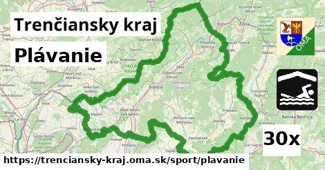 plávanie v Trenčiansky kraj