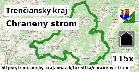 Chranený strom, Trenčiansky kraj