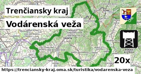 Vodárenská veža, Trenčiansky kraj