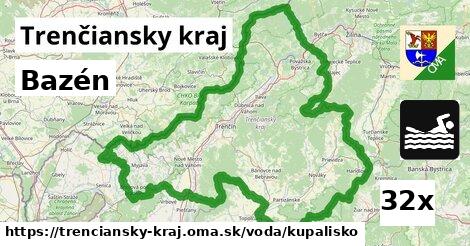 Bazén, Trenčiansky kraj