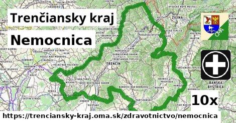 Nemocnica, Trenčiansky kraj