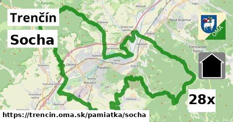 socha v Trenčín