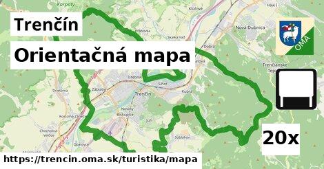 Orientačná mapa, Trenčín