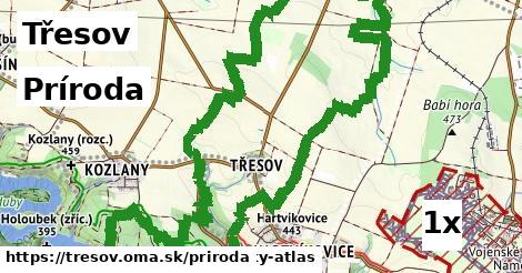 príroda v Třesov
