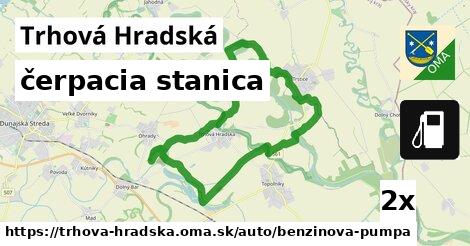 čerpacia stanica, Trhová Hradská