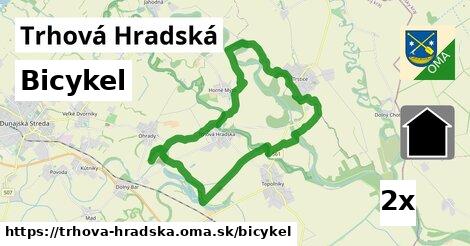 bicykel v Trhová Hradská