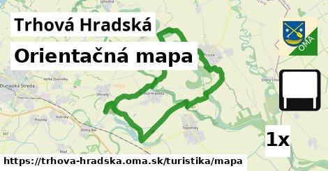 Orientačná mapa, Trhová Hradská