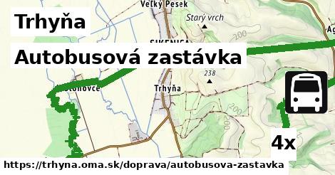 Autobusová zastávka, Trhyňa