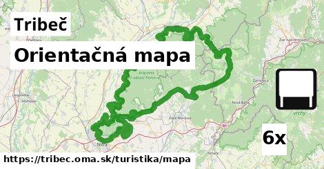 Orientačná mapa, Tribeč