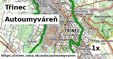 Autoumyváreň, Třinec