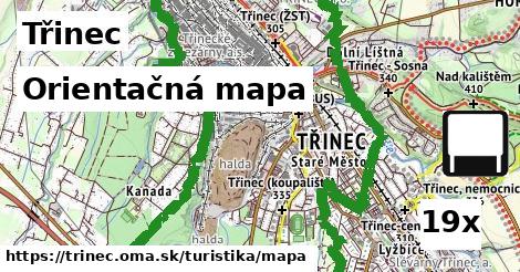 Orientačná mapa, Třinec