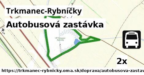 autobusová zastávka v Trkmanec-Rybníčky