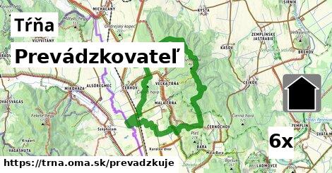 prevádzkovateľ v Tŕňa