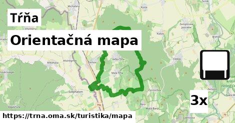 orientačná mapa v Tŕňa