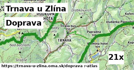 doprava v Trnava u Zlína