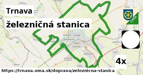 železničná stanica, Trnava