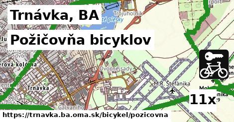 Požičovňa bicyklov, Trnávka, BA