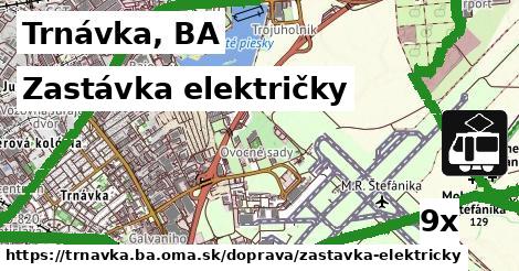 zastávka električky v Trnávka, BA