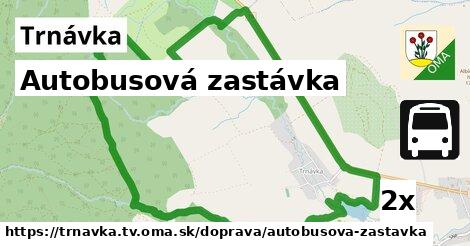 Autobusová zastávka, Trnávka, okres TV