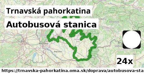 Autobusová stanica, Trnavská pahorkatina