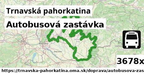 Autobusová zastávka, Trnavská pahorkatina