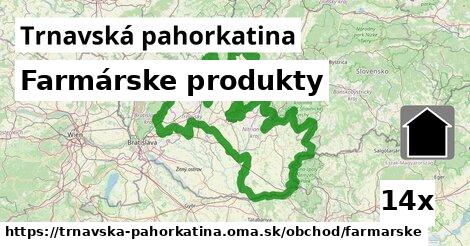 Farmárske produkty, Trnavská pahorkatina