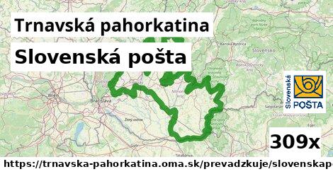 Slovenská pošta, Trnavská pahorkatina