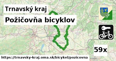 Požičovňa bicyklov, Trnavský kraj