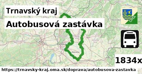 Autobusová zastávka, Trnavský kraj