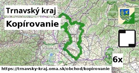 Kopírovanie, Trnavský kraj