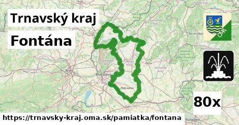 fontána v Trnavský kraj