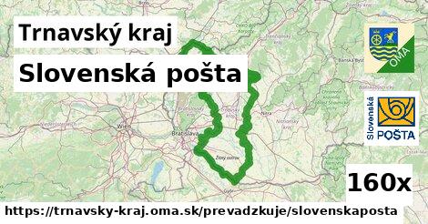 Slovenská pošta, Trnavský kraj