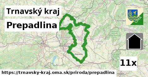 Prepadlina, Trnavský kraj