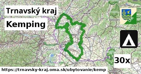 Kemping, Trnavský kraj