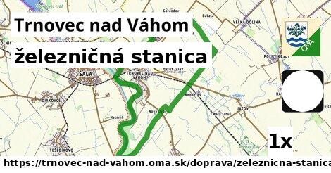 železničná stanica, Trnovec nad Váhom