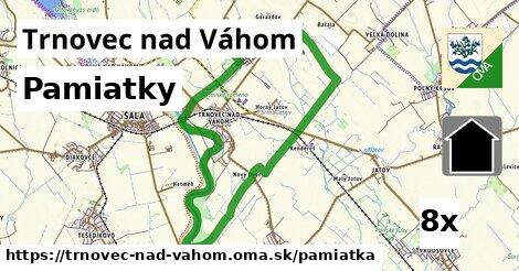 pamiatky v Trnovec nad Váhom