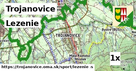 lezenie v Trojanovice