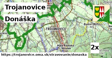 Donáška, Trojanovice