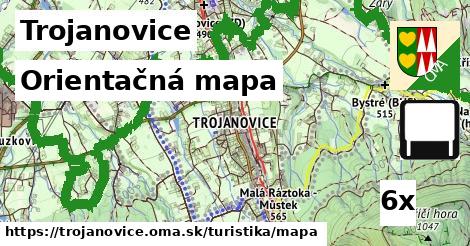 Orientačná mapa, Trojanovice