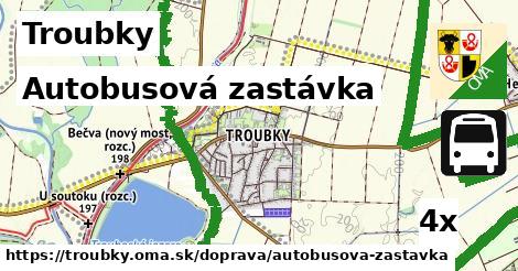 Autobusová zastávka, Troubky