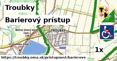 barierový prístup v Troubky