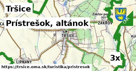 Prístrešok, altánok, Tršice