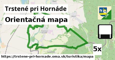 Orientačná mapa, Trstené pri Hornáde