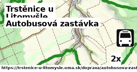 Autobusová zastávka, Trstěnice u Litomyšle