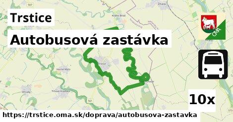 Autobusová zastávka, Trstice