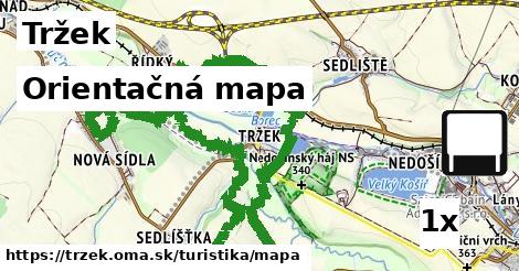 orientačná mapa v Tržek