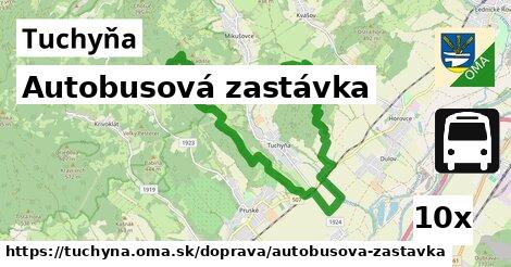 Autobusová zastávka, Tuchyňa