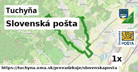 Slovenská pošta, Tuchyňa