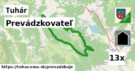 prevádzkovateľ v Tuhár