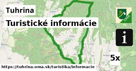 Turistické informácie, Tuhrina